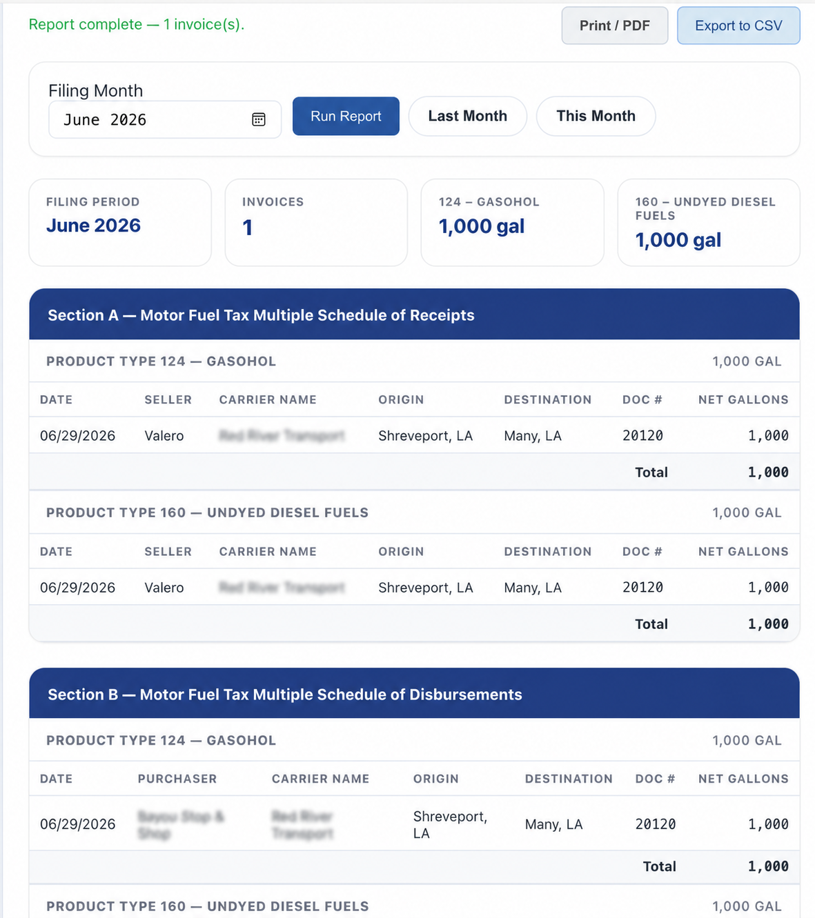 FuelJobberX Fuel Tax Compliance
